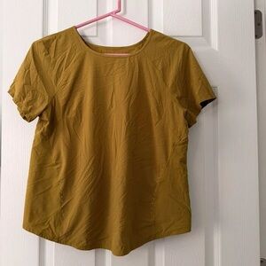 La Perla Golden Short Sleeve Top
